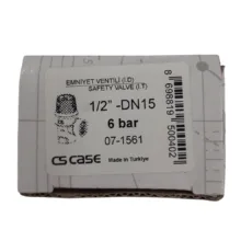شیر اطمینان پکیج سی اس کیس مدل 6bar-1/2inch