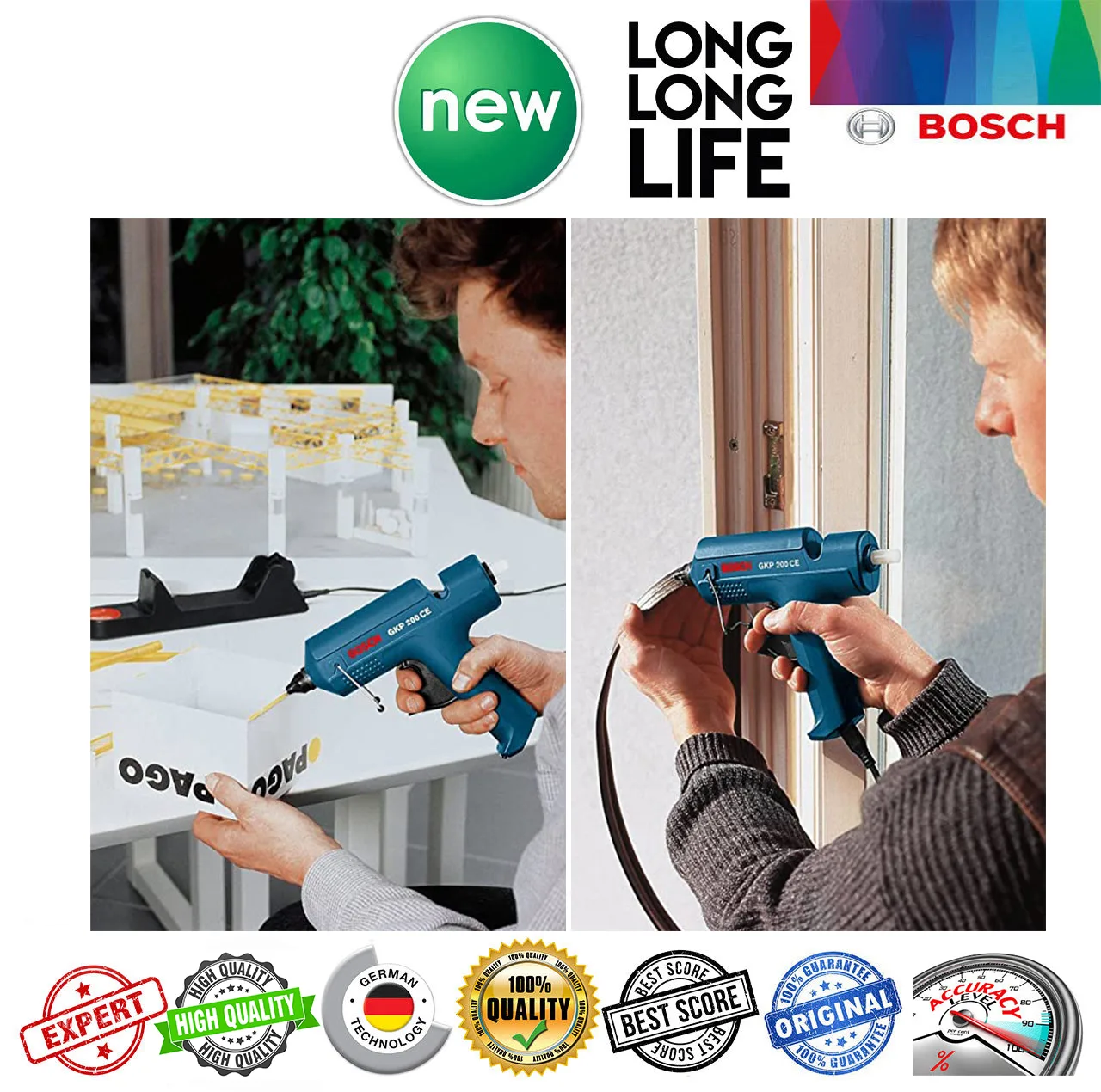 دستگاه چسب حرارتی بوش مدل حرفه ای GKP 200 CE - professional