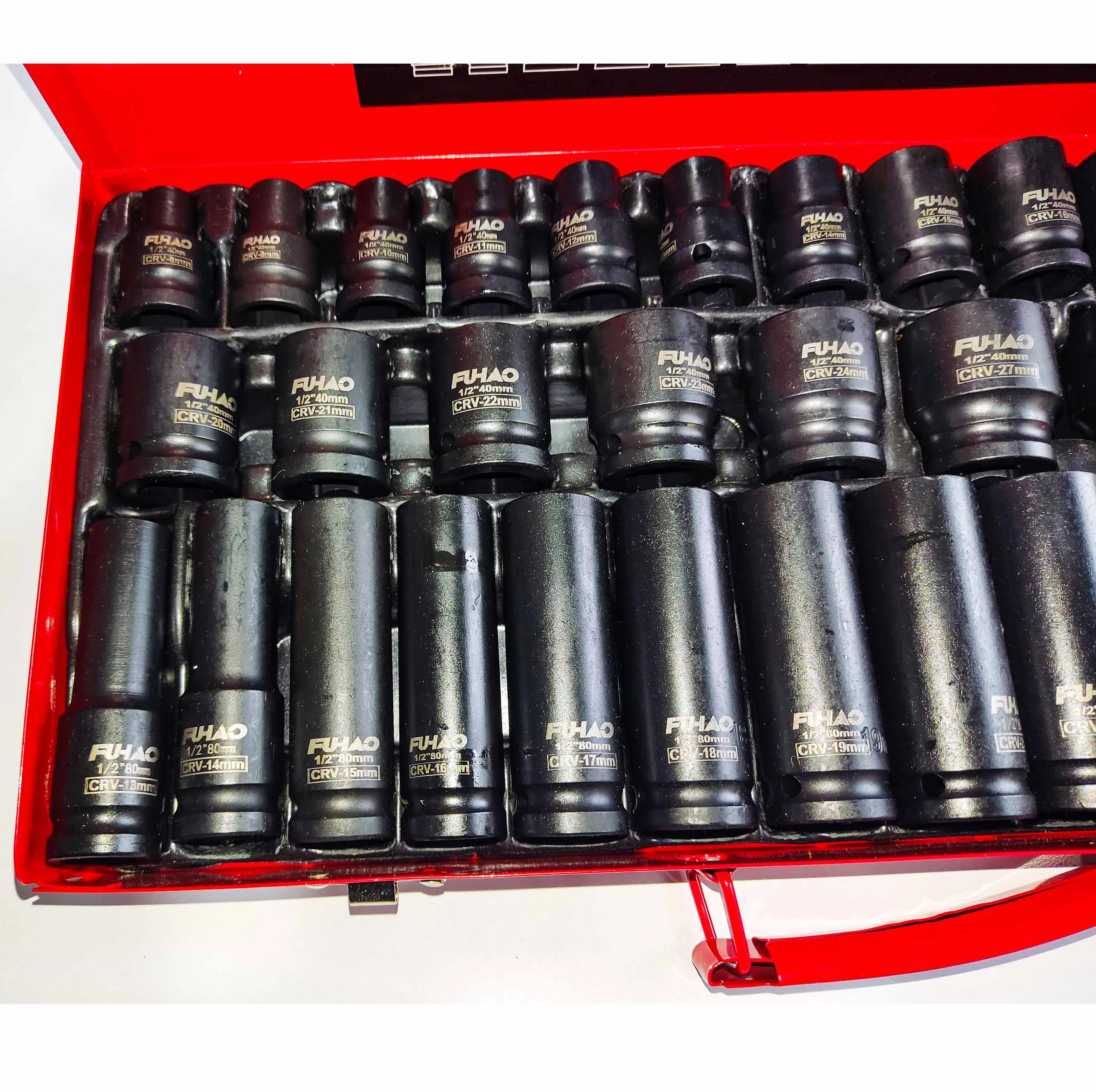 آچار سری بکس فشار قوی فوهایو مدل QBFD-35PC مجموعه 35 عددی