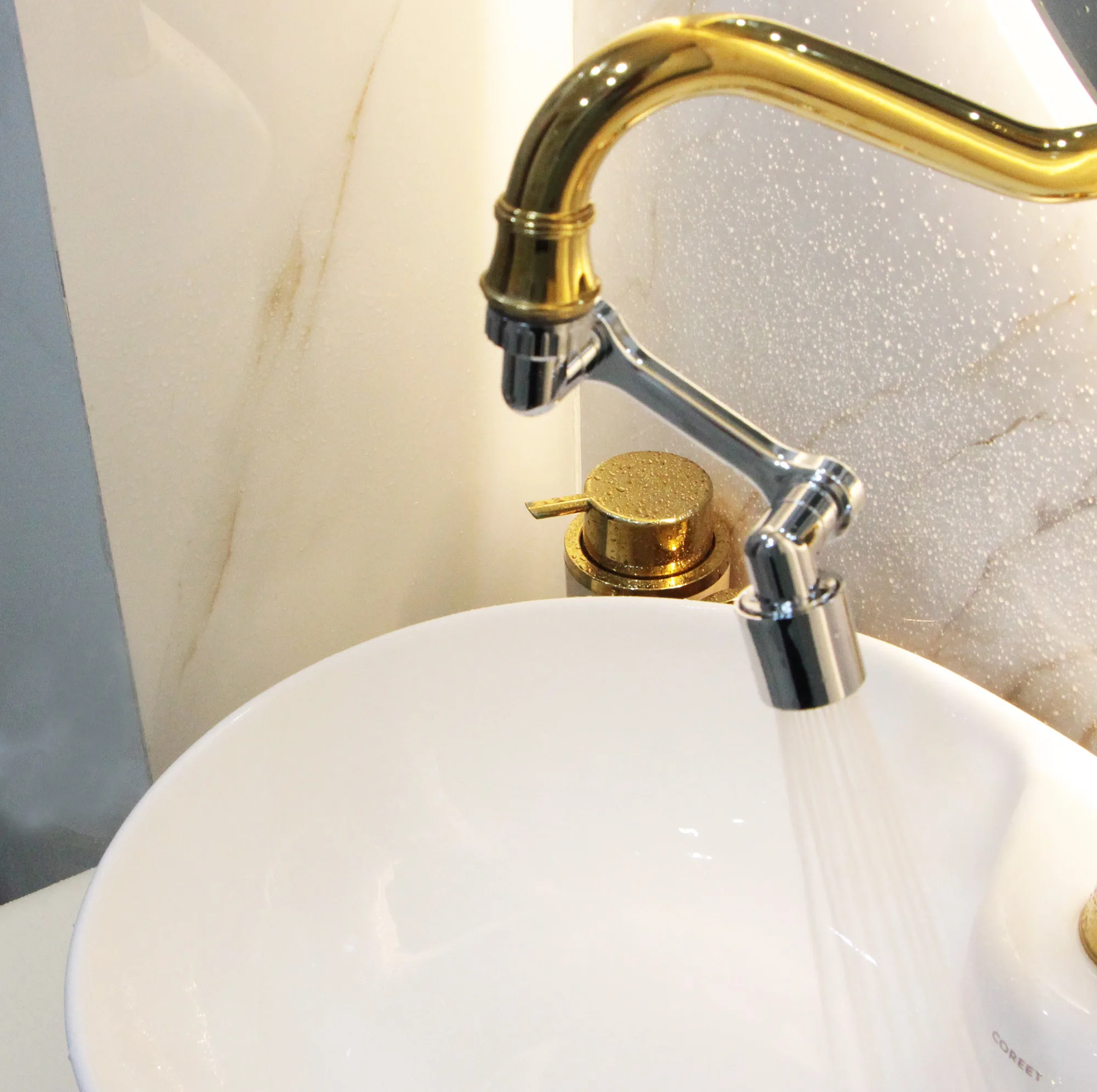 سری شیرآلات ققنوس مدل چرخشی دوحالته LUX