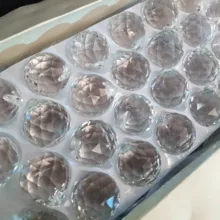 کریستال لوستر مدل گوی شماره سی بسته 102 عددی