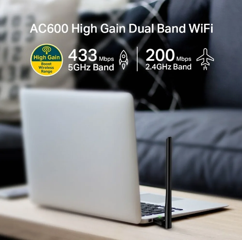 USB کارت شبکه تی پی-لینک مدل Archer T2U Plus