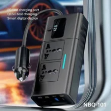 شارژر فندکی و اینورتر برق خودرو بیوا مدل NBQ 101