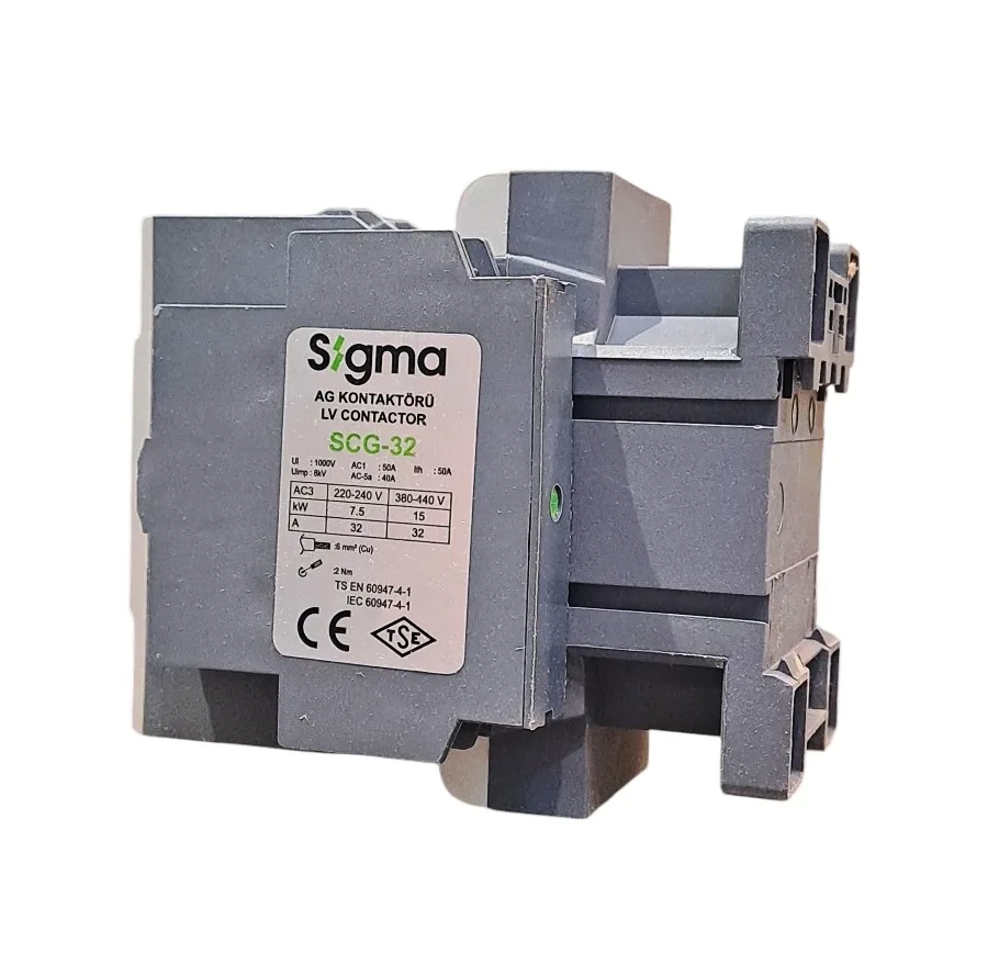 کنتاکتور 32 آمپر سه فاز سیگما کد SCG-32
