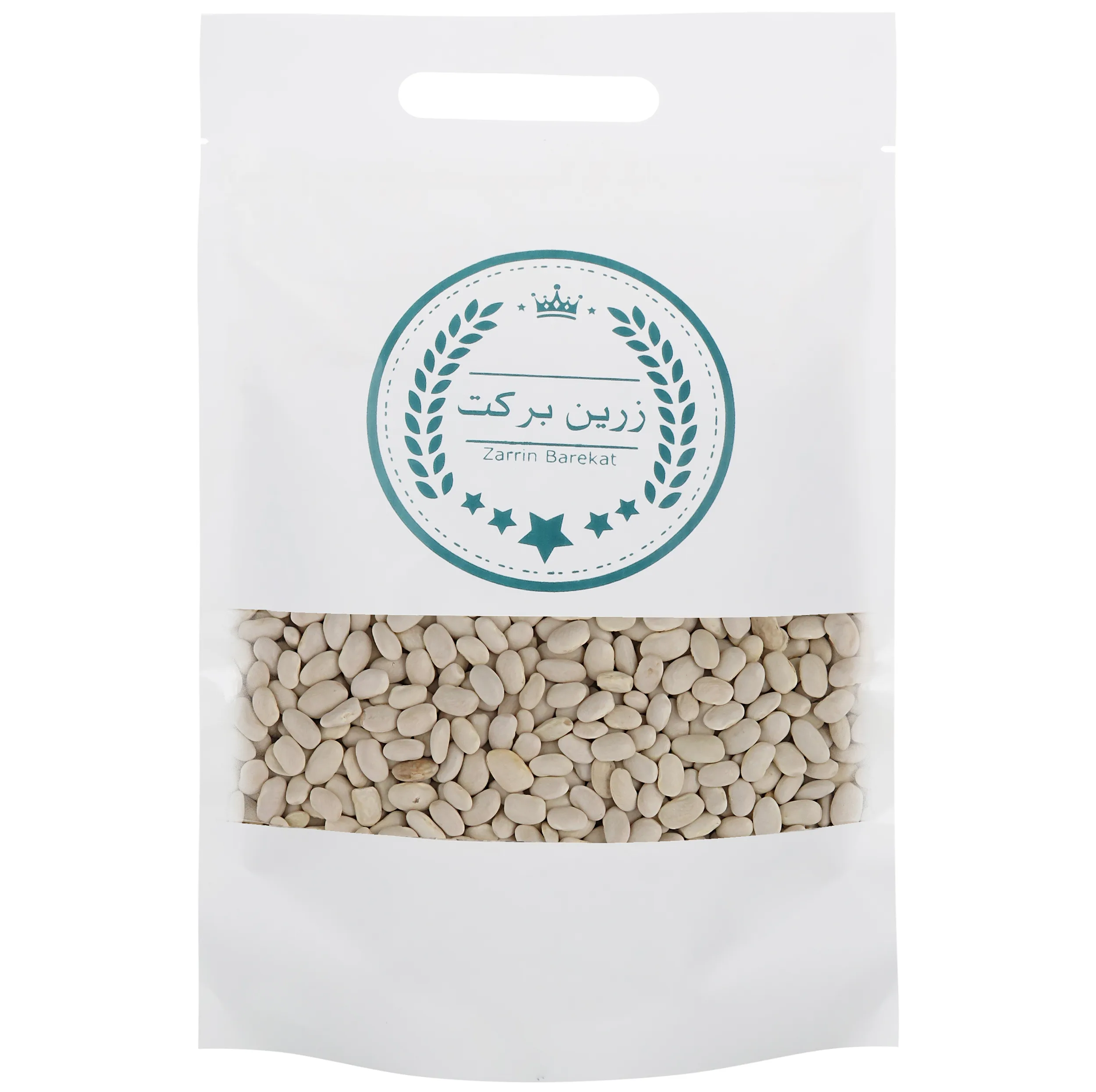 لوبیا سفید دستچین زرین برکت - 1 کیلوگرم