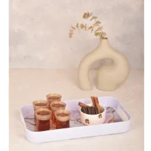 سینی دسته دار مهروز مدل 910 مینیاتور سایز 18*33 سانتی متر