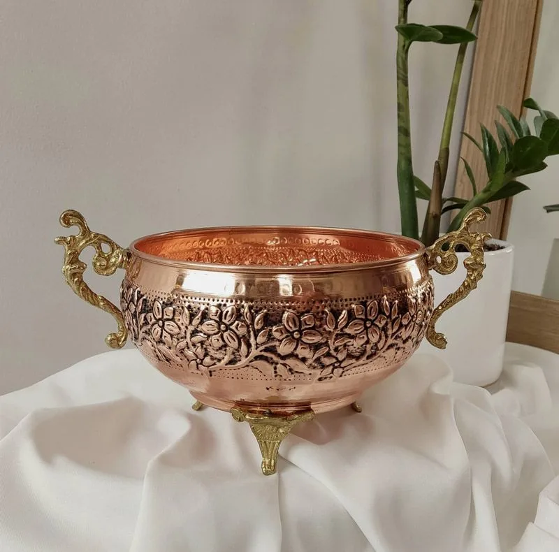 شکلات خوری مسی مدل اطلس کد ZH434.1