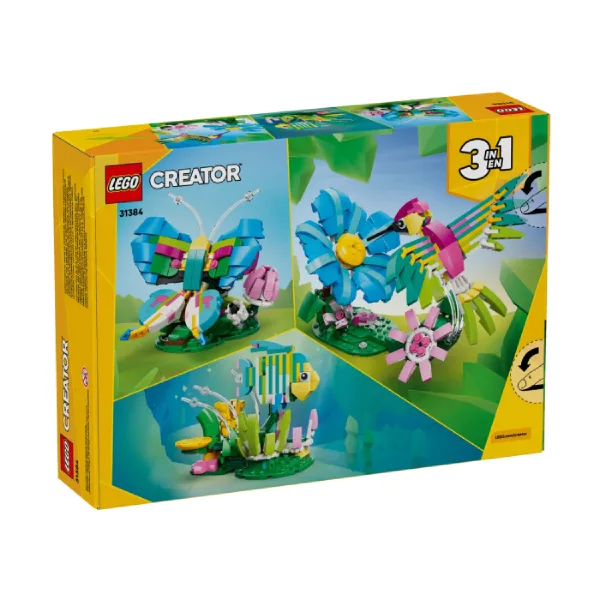 لگو 312 تکه سری کریتور مدل Wild Animals Colorful Hummingbird 31384