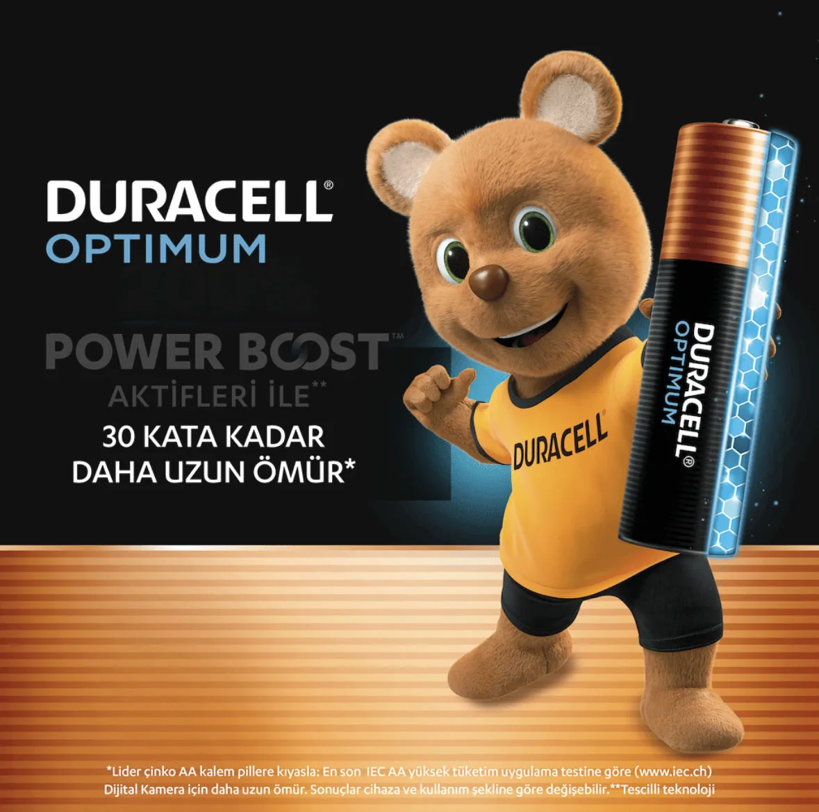 باتری نیم قلمی دوراسل مدل OPTIMUM بسته 6 عددی
