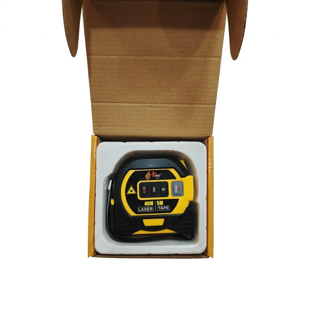 متر لیزری لیهو مدل Lihu 3-in-1 Laser Measuring Tape برد 40 متر