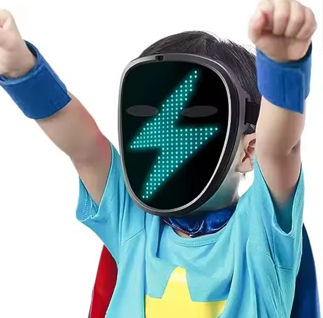 ماسک ایفای نقش هوشمند مدل شاینینگ کد  Child Shining-2121 RGB