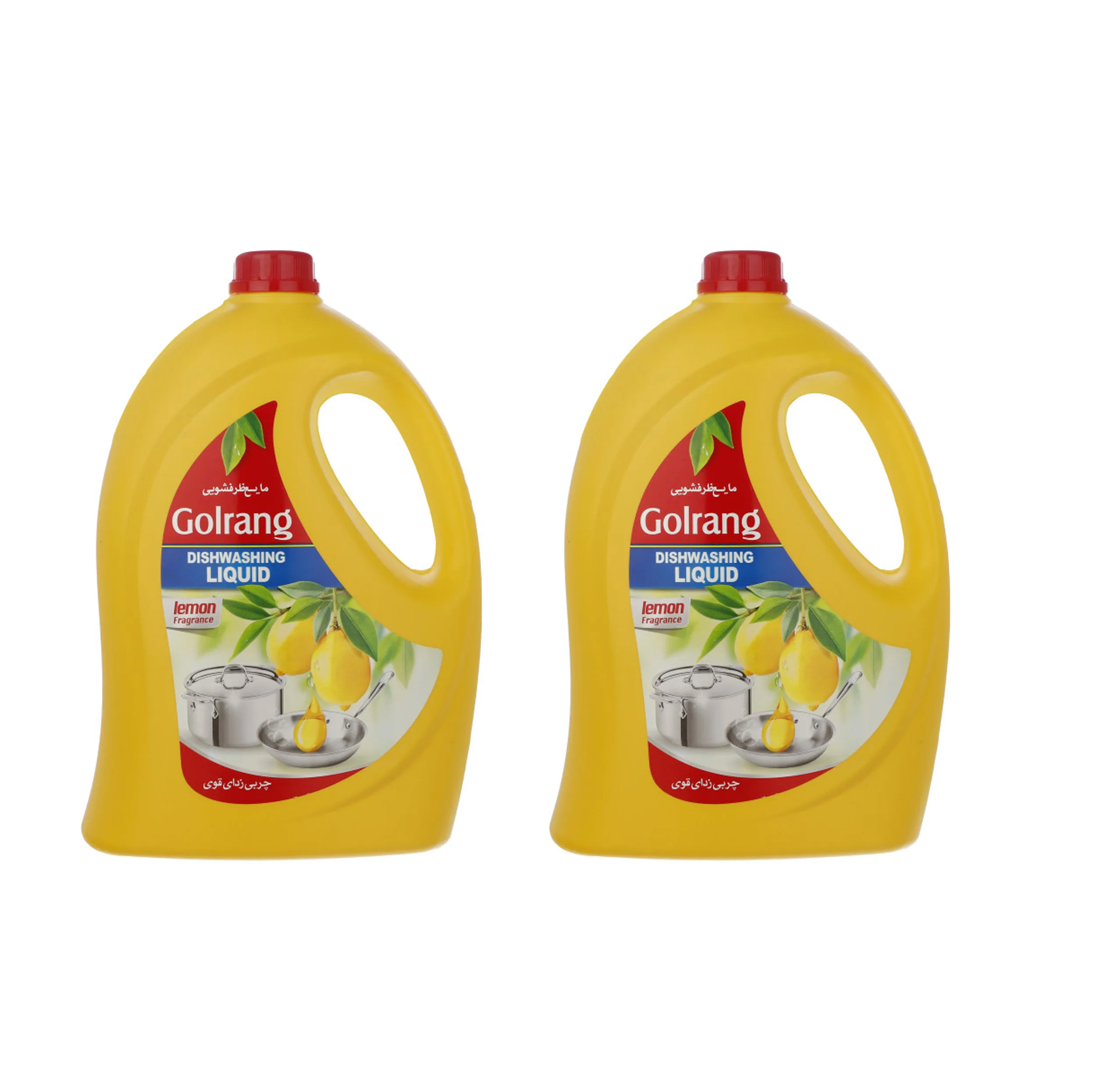 مایع ظرفشویی گلرنگ مدل Lemon حجم 3500 میلی لیتر بسته 2 عددی