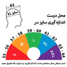 کلاه کاسکت دی ای وان مدل عینکدار کد DA_403_BLK