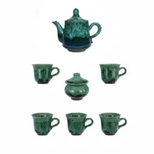 سرویس چای خوری 7 پارچه طرح شره ای کد 2