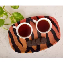 سینی بدون دسته مهروز مدل 6652 ببر سایز 21×32  سانتی متر