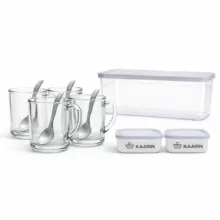 سرویس چای خوری 11 پارچه 4 نفره کارین مدل همنشین