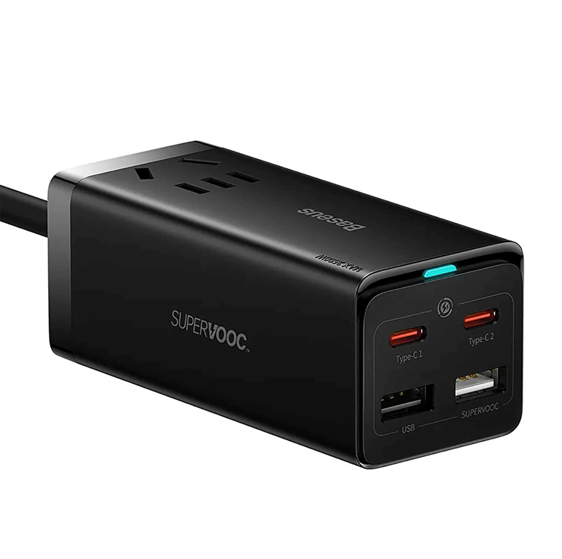 شارژر رومیزی باسئوس مدل Power Combo 65W به همراه کابل USB-C