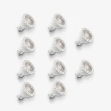 لامپ هالوژن 7 وات مدل GOL-010 پایه GU10 بسته 10 عددی