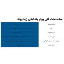 پودر بندکشی خاکستری مات ژیکاپوند ژیکاوا مدل Zhikapond_ST114 وزن دو کیلوگرم
