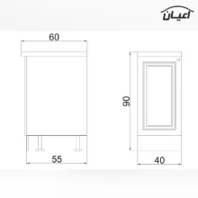 کابینت آشپزخانه اعیان مدل FH C23
