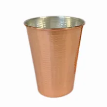 لیوان مسی مدل شیپوری چکشی بدون دسته کد ZH343