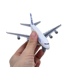 هواپیما بازی ناب سل مدل ایرباس A380 فلزی عقب کش کد  AIRBUS A380  AIRCRAFT NAAB002