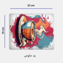 ست ماگ طرح کافه به همراه زیرلیوانی و پد ماوس مدل 278