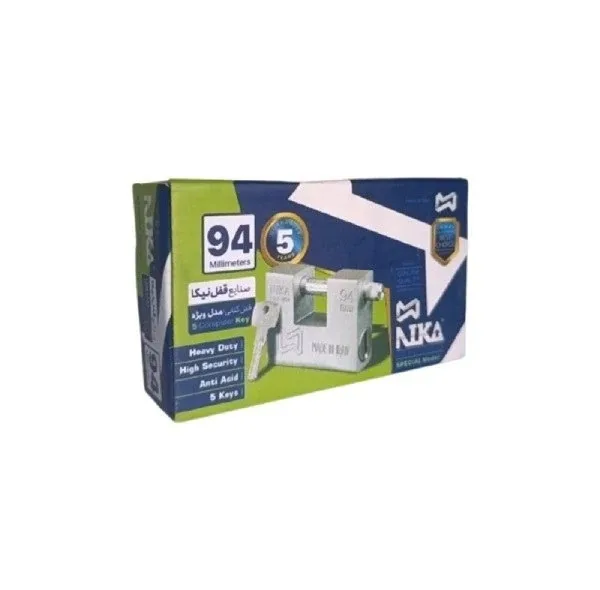قفل کتابی نیکا مدل ویژه سایز 94 میلی متر