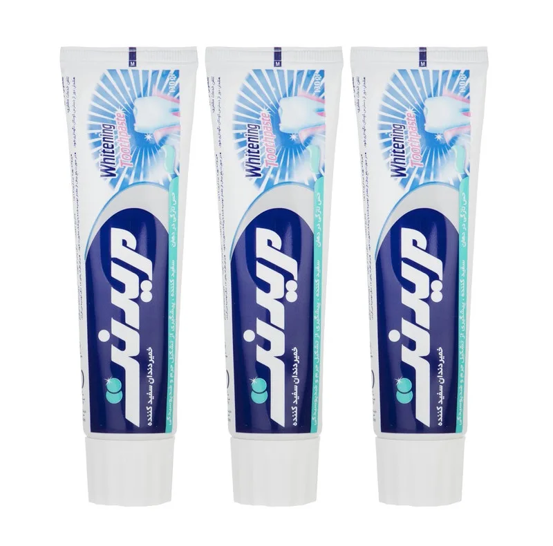 خمیر دندان مریدنت مدل Whitening وزن 130 گرم بسته 3 عددی