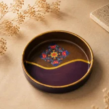 میوه خوری سنگی مدل گلدار کد 1015