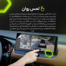 محافظ صفحه نمایش آنتی رفلکس مانیتور خودرو مولتی نانو مدل X-S1B مناسب برای ریرا