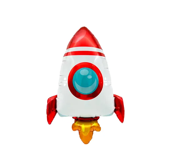 بادکنک فویلی مدل موشک تم فضانوردی کد RocketBalloon1