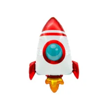 بادکنک فویلی مدل موشک تم فضانوردی کد RocketBalloon1
