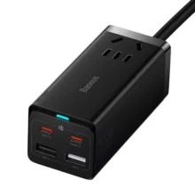 شارژر رومیزی باسئوس مدل Power Combo 65W به همراه کابل USB-C