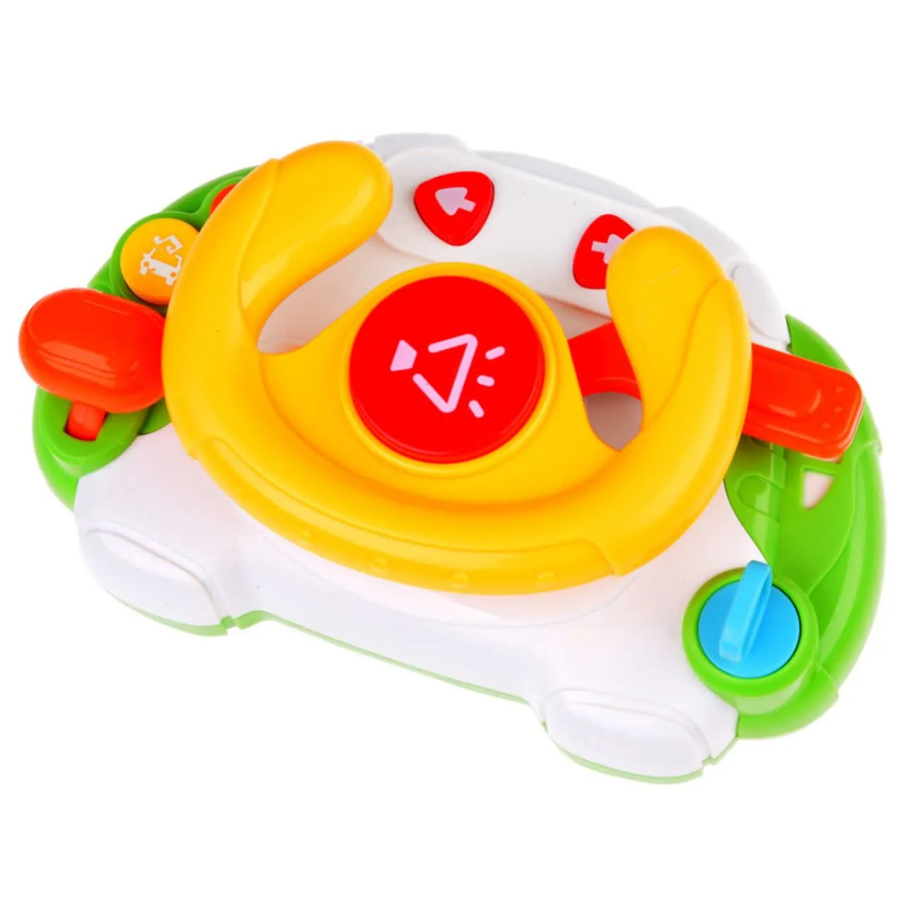 اسباب بازی ناب سل مدل فرمان موزیکال چراغدار بامزه کد BABY TOY STEERING WHEEL همراه با صدای استارت ماشین