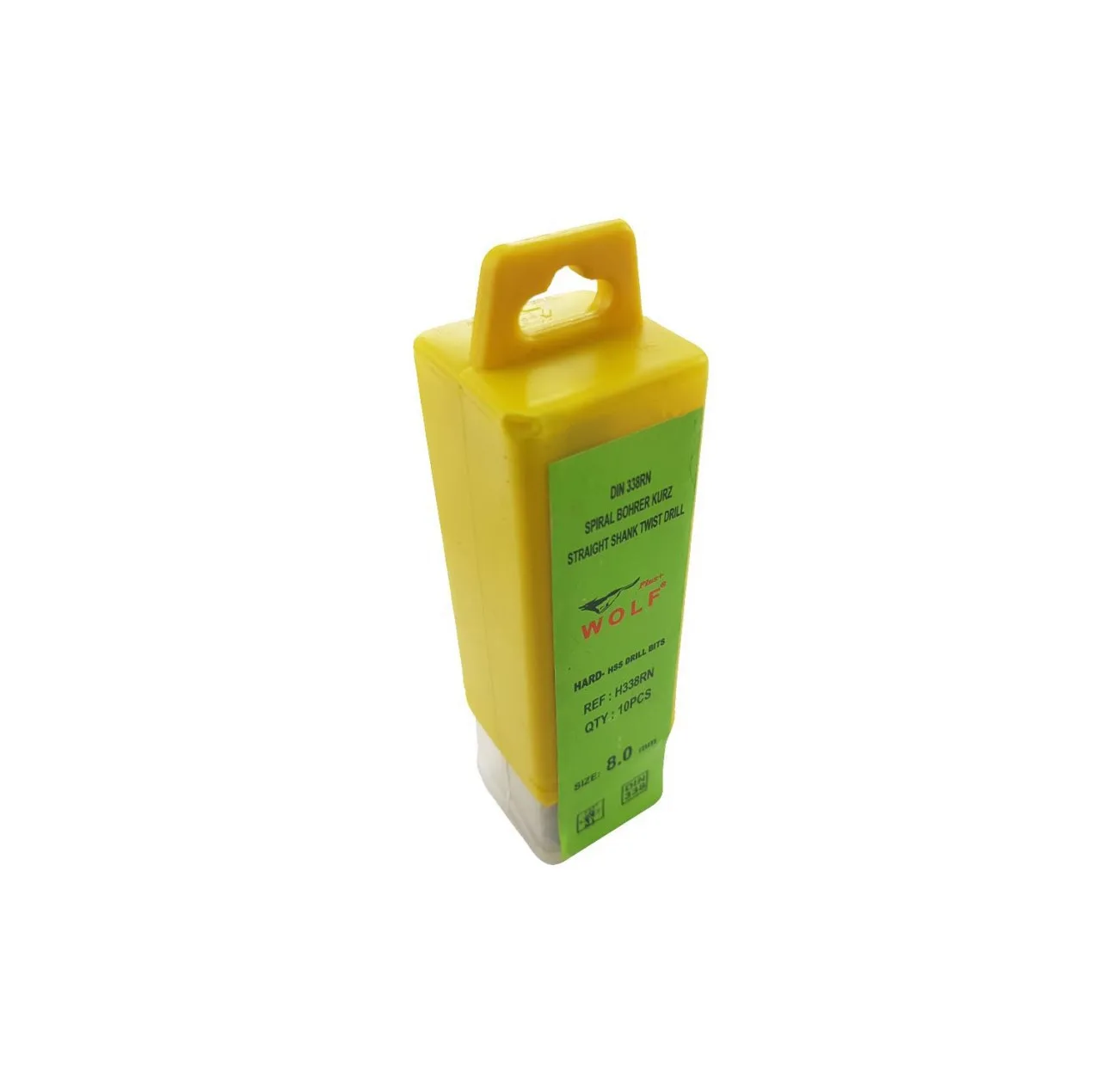 مته آهن ولف مدل HSS-11.5-8 کد 0085 سایز 8 میلیمتر بسته 10 عددی