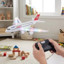هواپیما بازی کنترلی ناب سل مدل مسافربری شارژی ایرباس کد AIRCRAFT AIRBUS A380  با قابلیت پرواز