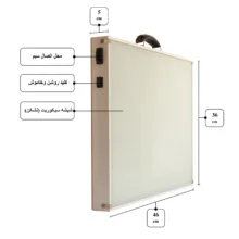 میز نور مدل D1 سایز 45x35 سانتی‌متر