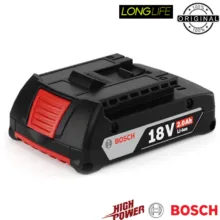 باتری لیتیومی 18 ولت 2 آمپر ساعت بوش مدل GBA 18V 2.0 AH - AMP Share مجموعه 2 عددی