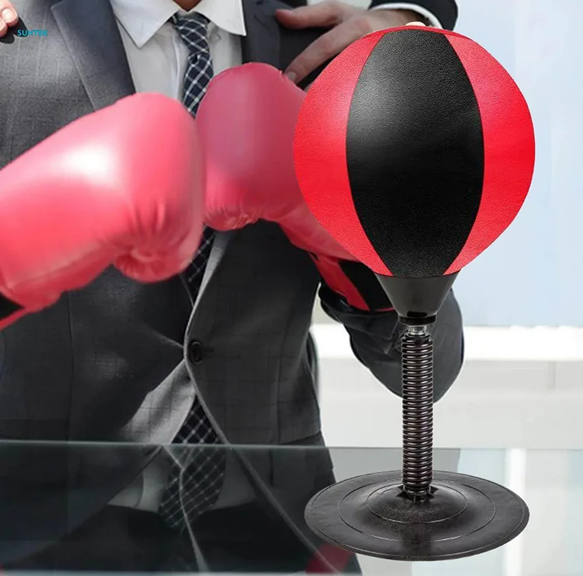 اسباب بازی مدل کیسه بوکس رومیزی طرح table boxing مجموعه 4 عددی کد 518-1A
