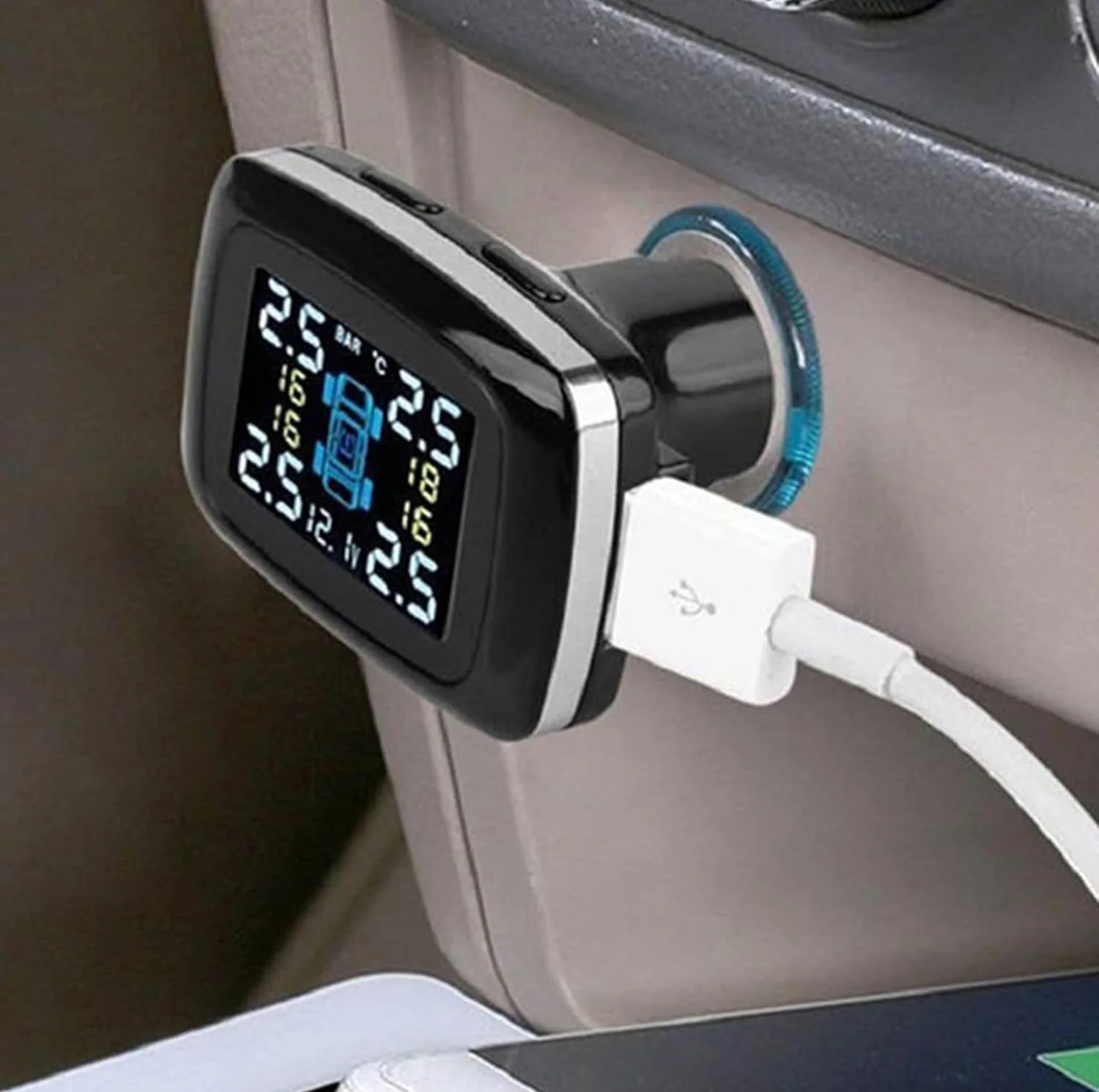 نمایشگر فشار باد لاستیک خودرو مدل Haofynxi9tpdg53