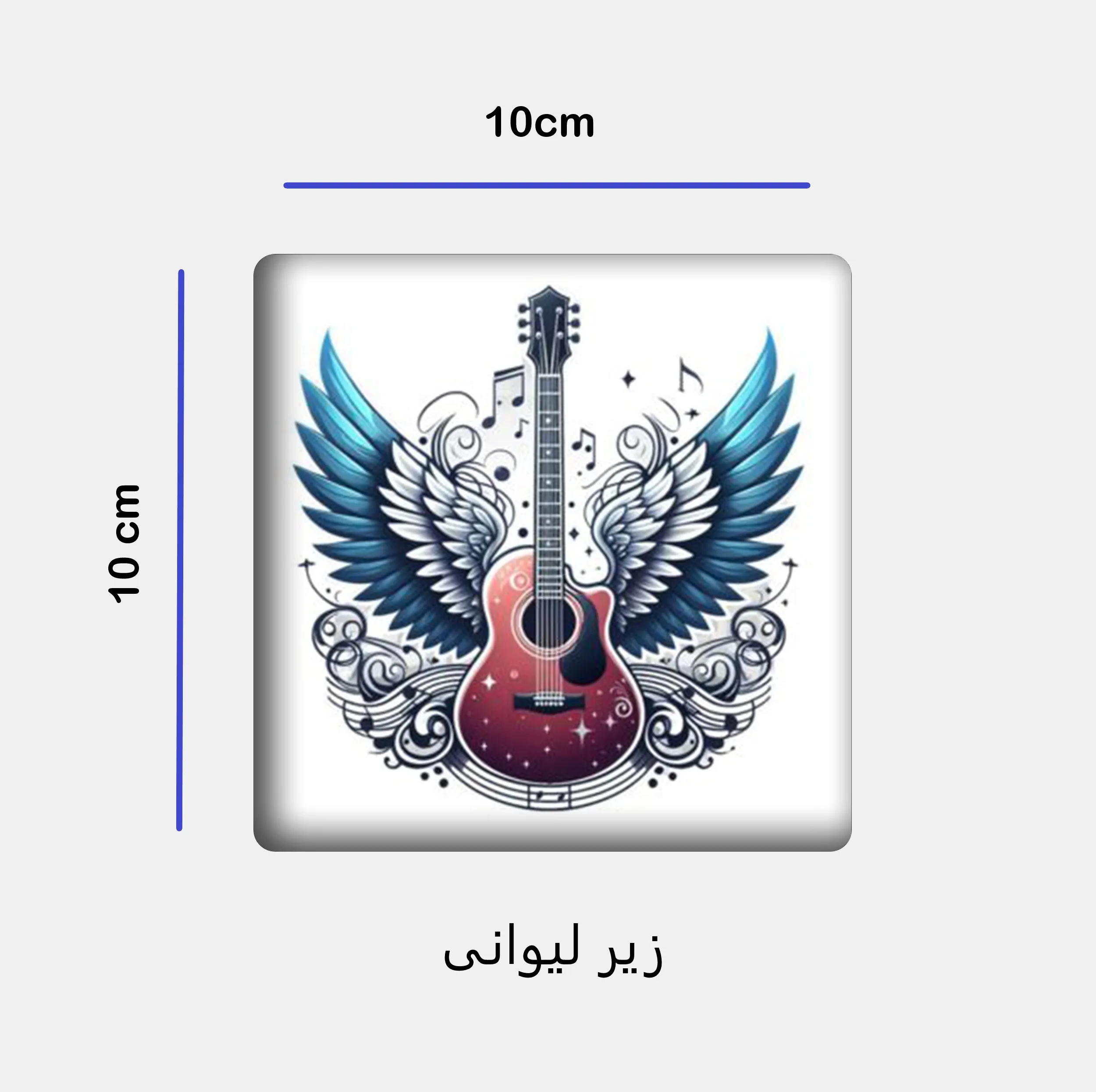 ست ماگ به همراه زیر لیوانی و پد ماوس مدل موسیقی کد 362