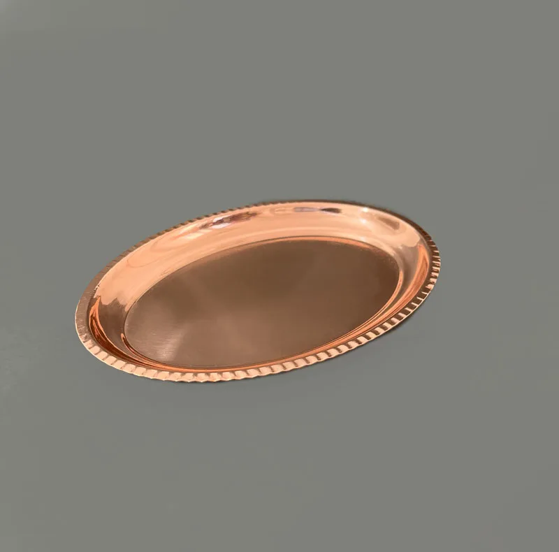 سینی مسی مدل بیضی کد ZH377.1