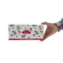 دستمال کاغذی 100 برگ گلریز مدل گل مریم کد 0101 بسته 5 عددی
