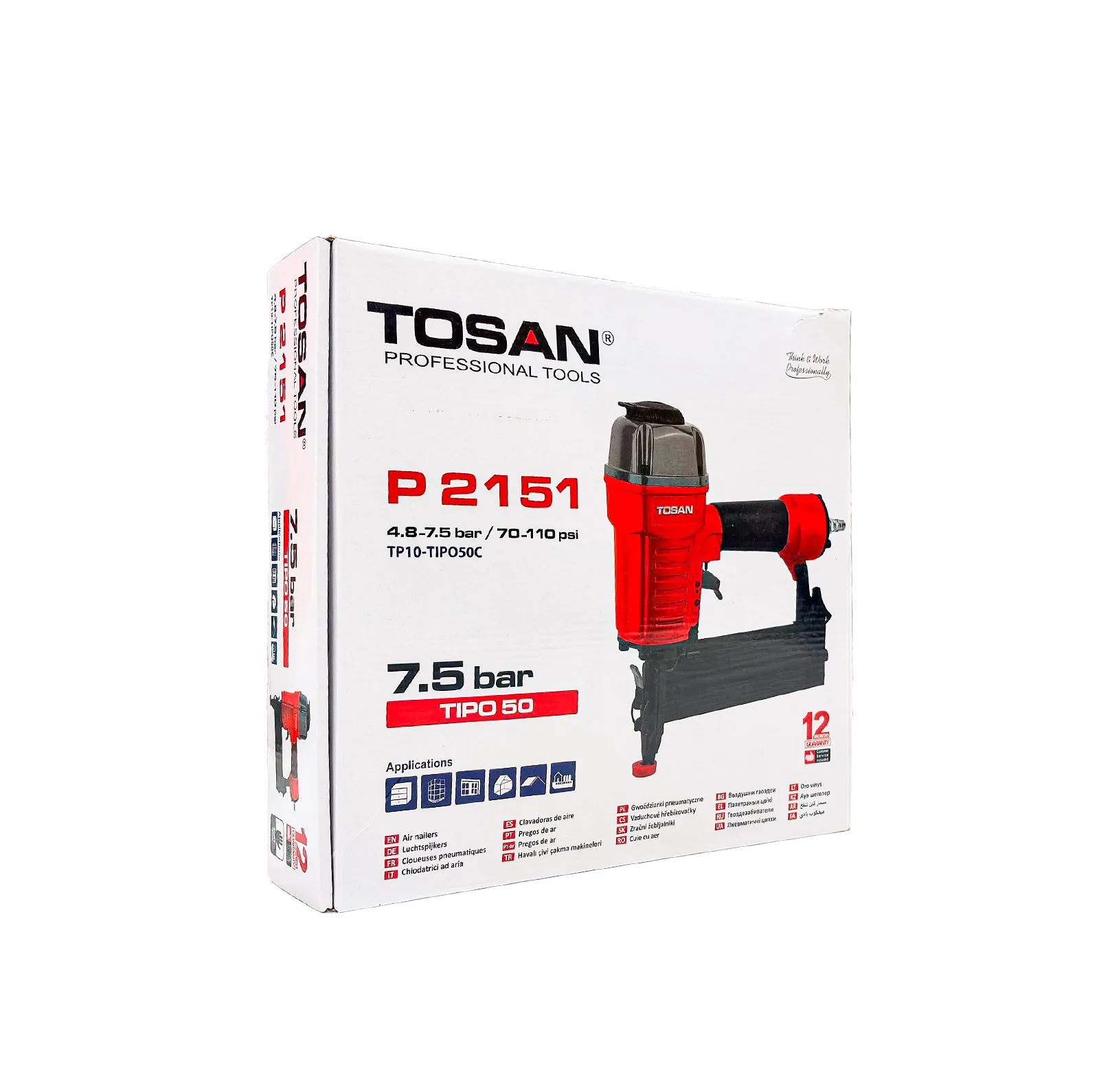 میخکوب بادی توسن مدل P2151 سایز 50 میلیمتر