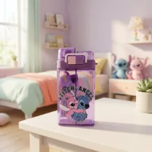قمقمه کودک مدل کتابی دومخزنه طرح استیچ و آنجل Stitch & Angel گنجایش 0.5 لیتر