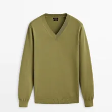 پلیور مردانه ماسیمو دوتی مدل V neck cotton