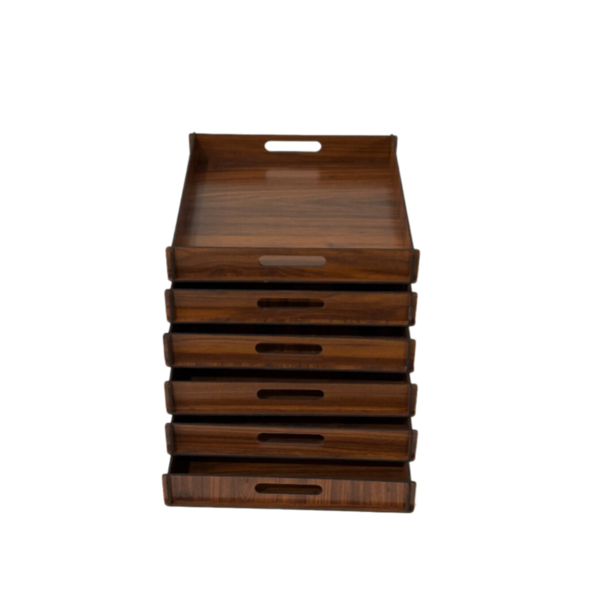 سینی دسته دار طرح ساده کد CF07 سایز 30×30 سانتی متر