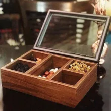 جعبه پذیرایی مدل RM 155 با در شیشه‌ای