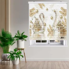 پرده زبرا مدل 3D1004 سایز 150×150 سانتی متر